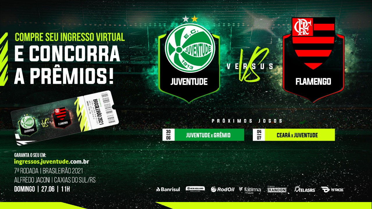 Onde comprar ingresso Flamengo x Juventude?