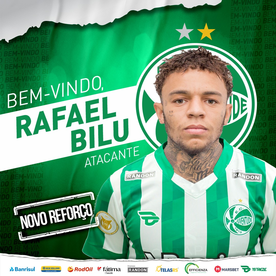 Rafael Bilu é o novo atacante do Juventude