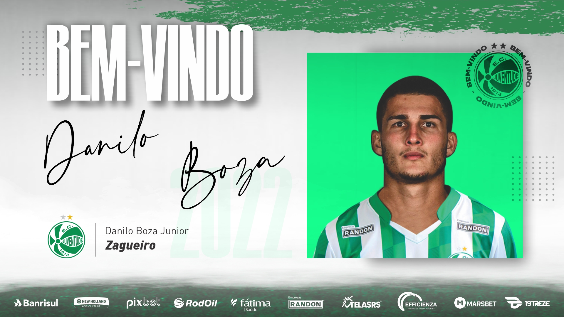 Juventude acerta a contratação do zagueiro Danilo Boza