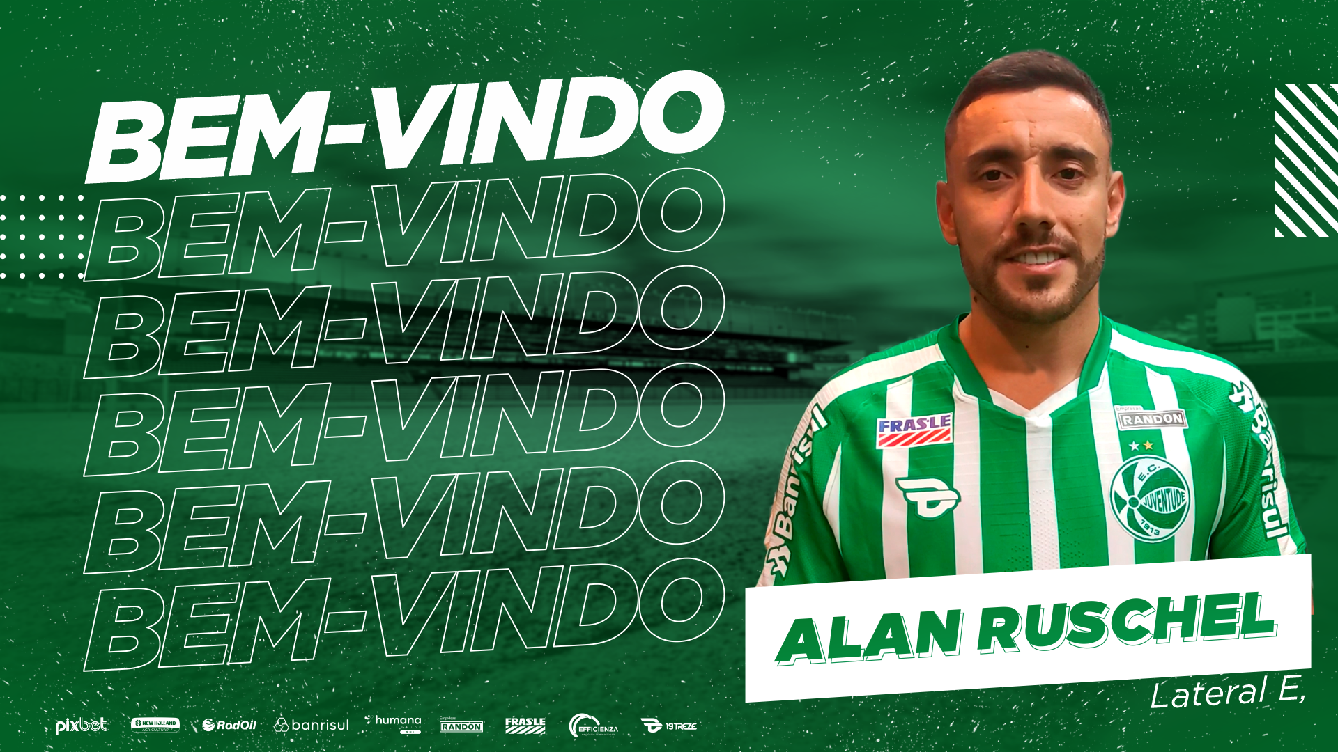 De volta ao Jaconi! Juventude confirma contratação de Alan Ruschel