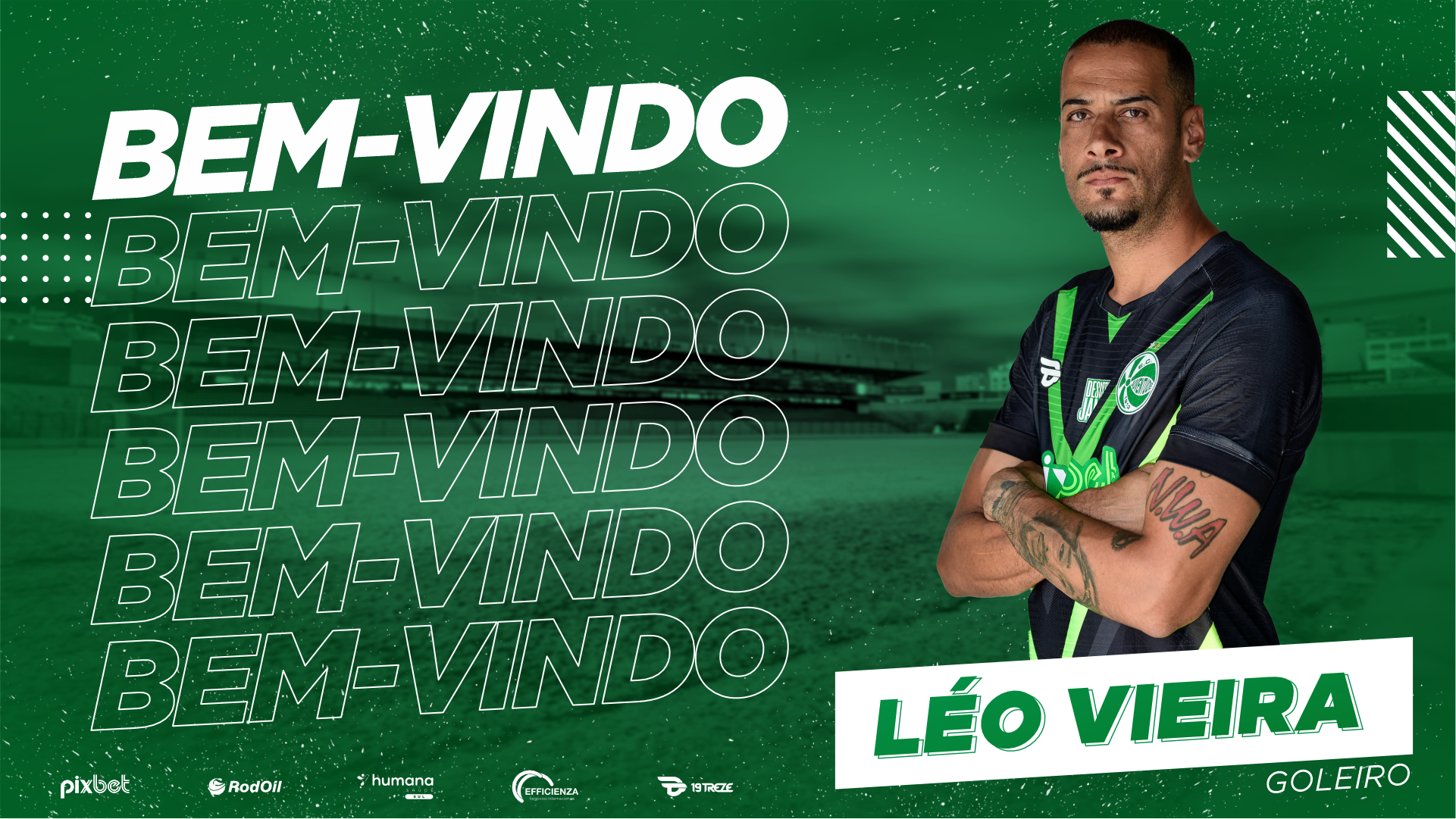 Goleiro Léo Vieira é o segundo reforço do Juventude para a Série B