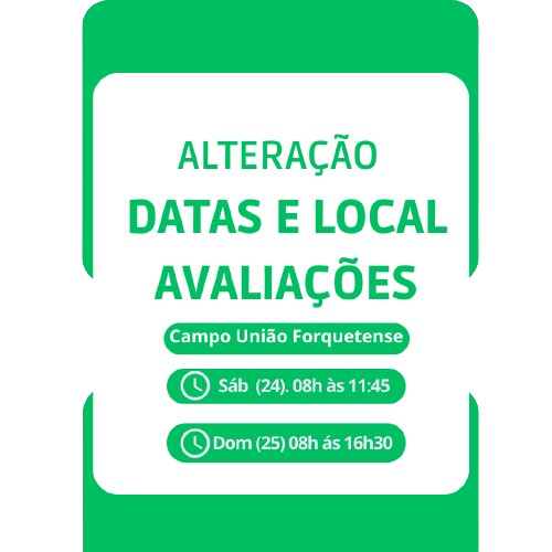 Escola de Futebol do Juventude informa alteração de data das avaliações