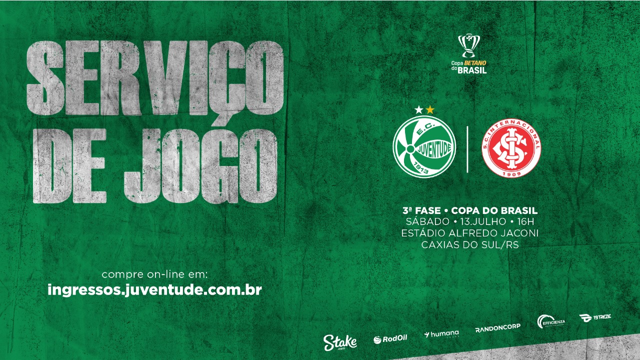 Serviço de jogo: Juventude x Internacional