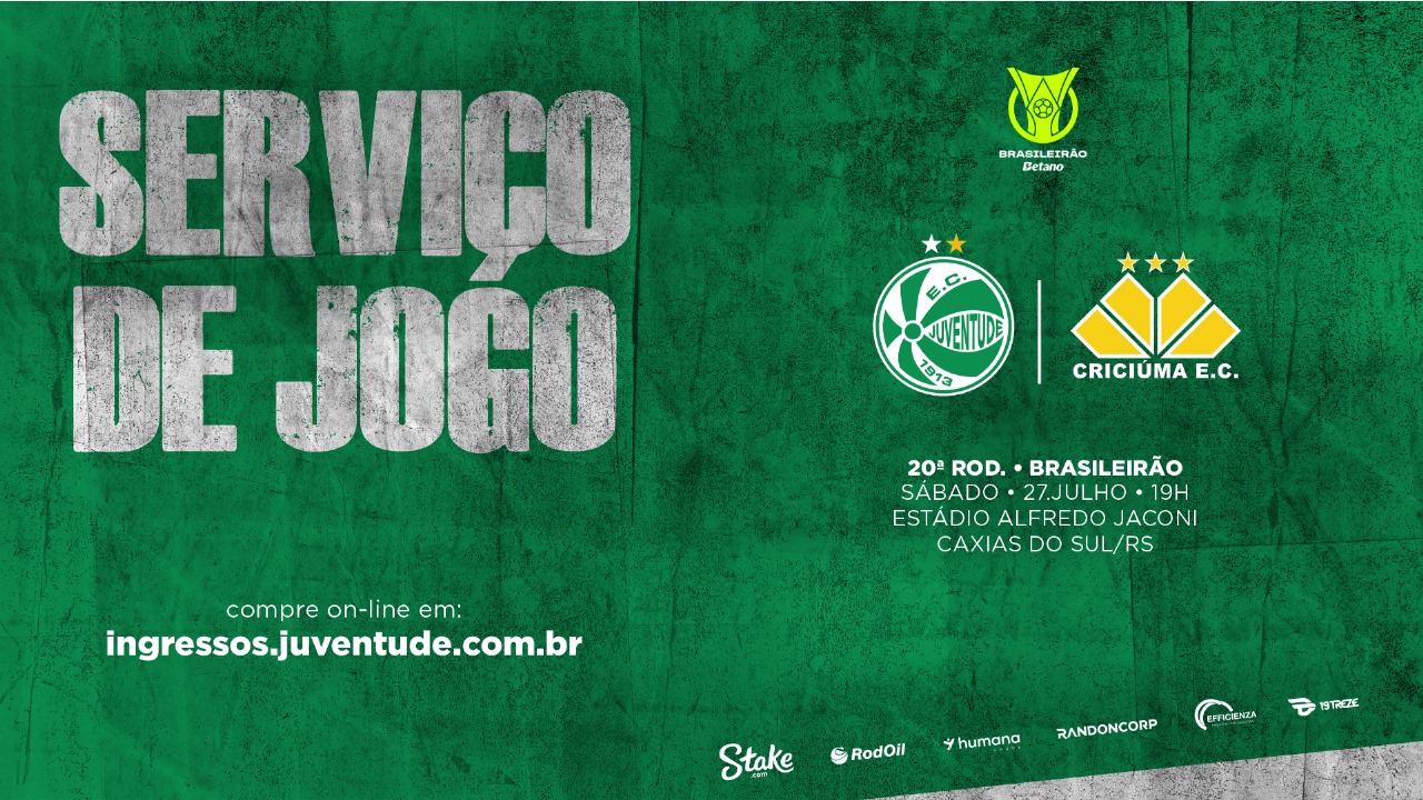 Juventude x Criciúma - serviço de jogo