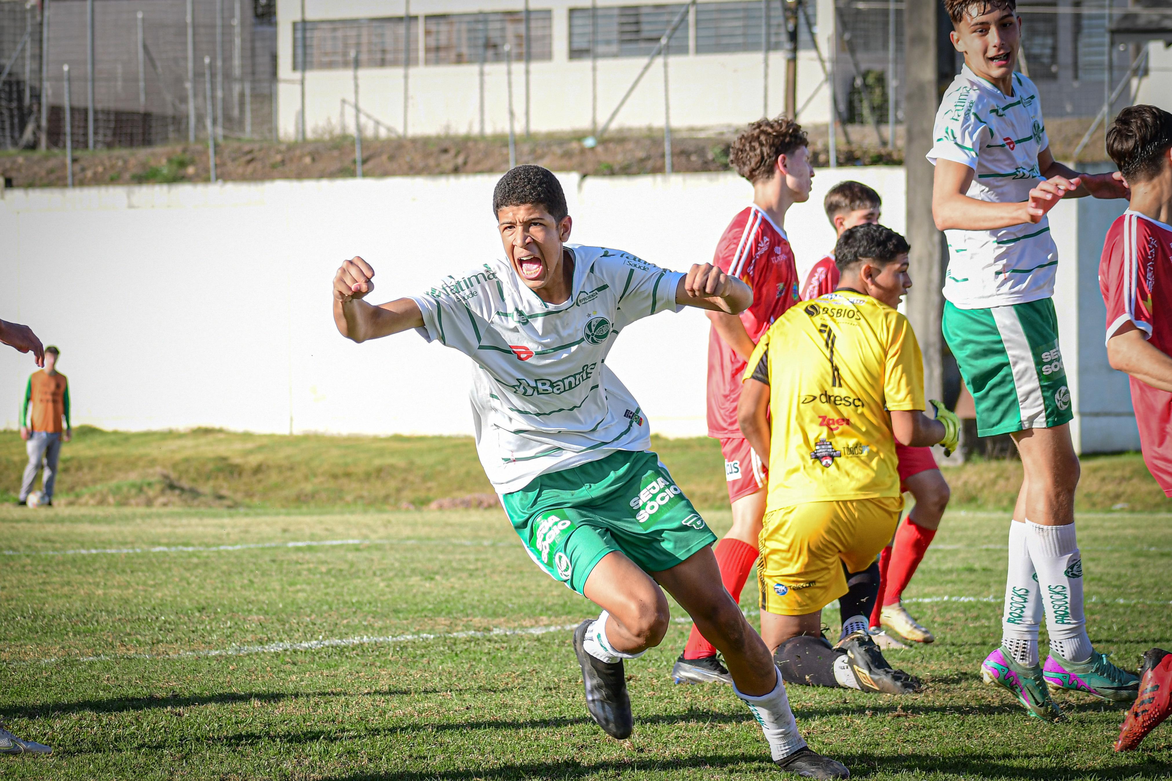 100%!! Juventude goleia Passo Fundo e mantém invencibilidade no Campeonato Gaúcho Sub-15