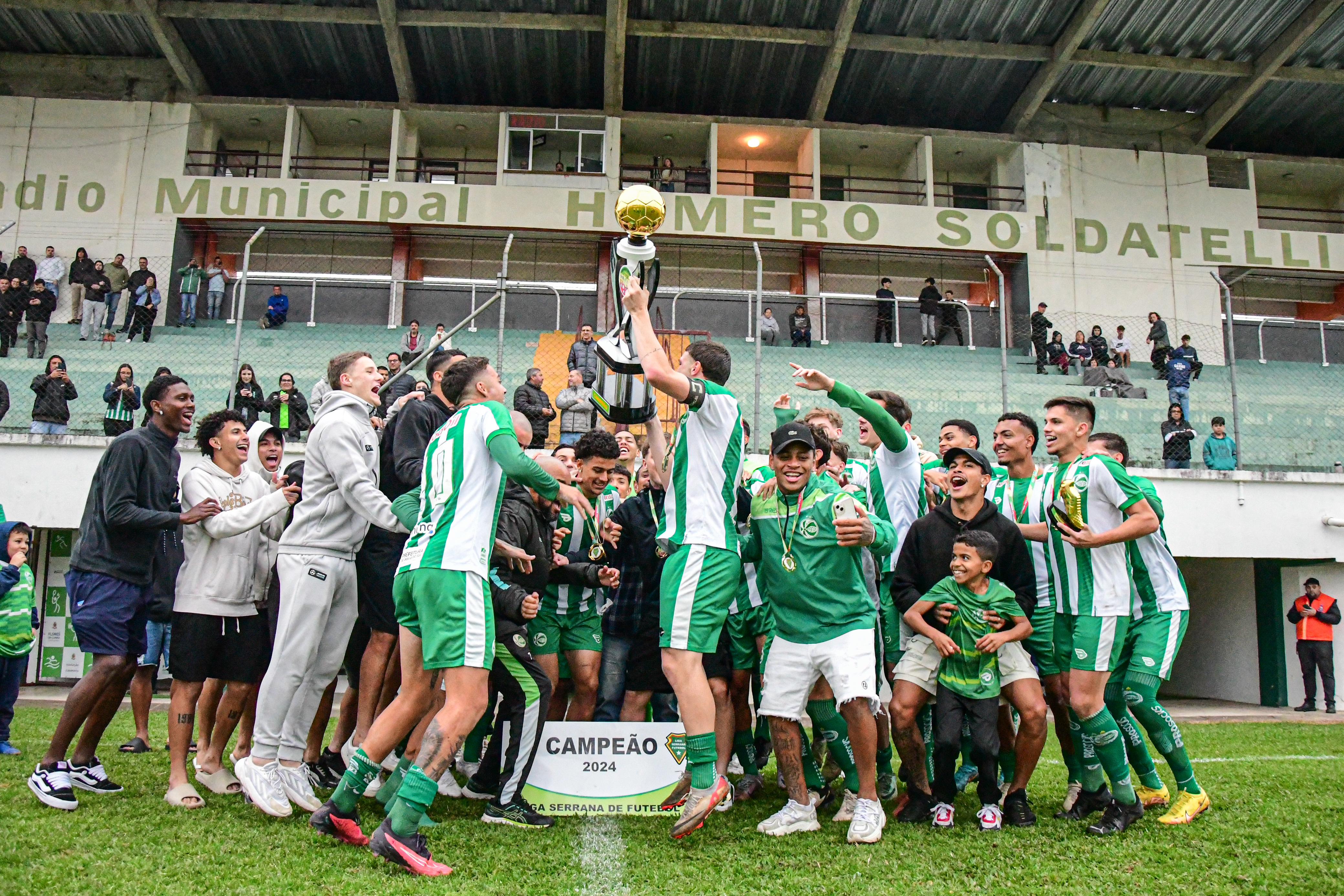 É campeão!! Invicto, Juventude supera Caxias e se sagra campeão da Liga Serrana Sub-19