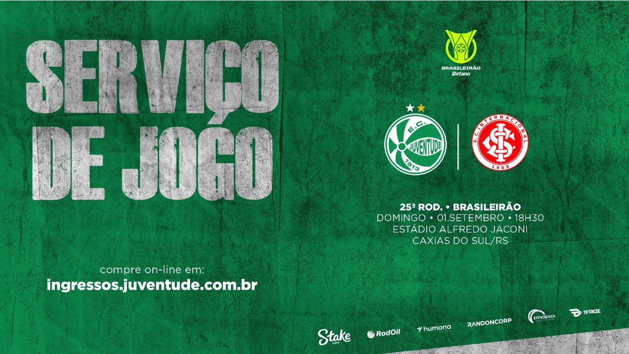 Serviço de jogo: Juventude x Internacional